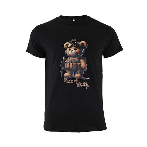[IW-100861-S] CAMISETA IMMORTAL TACTICAL TEDDY NEGRA (S)
