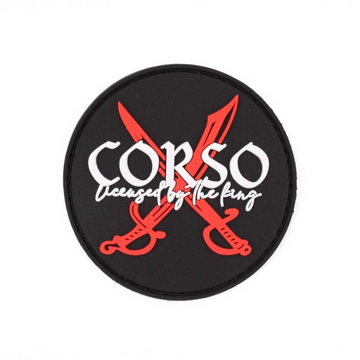 [CRS-600130-BK] PARCHE CORSO PVC NEGRO