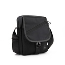 BOLSO ZH NYLON CREMALLERA TAPA NEGRO