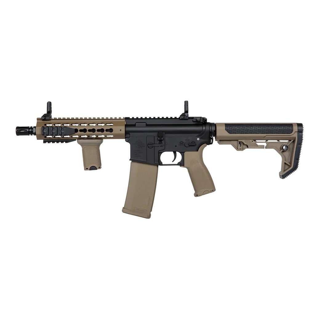 FUSIL SPECNA ARMS PRIME SA-P08 HAL ETU LIGHT OPS STOCK NEGRO-TAN