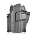 FUNDA PISTOLA RIGIDA CYTAC UNIVERSAL GEN 2 ZURDOS NEGRA