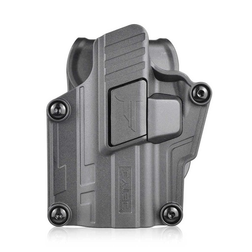 [CY-UHFSG2L] FUNDA PISTOLA RIGIDA CYTAC UNIVERSAL GEN 2 ZURDOS NEGRA