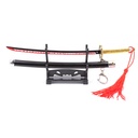 KATANA BH MINI LLAVERO 1163 DMSY 22CM NEGRA-DORADA