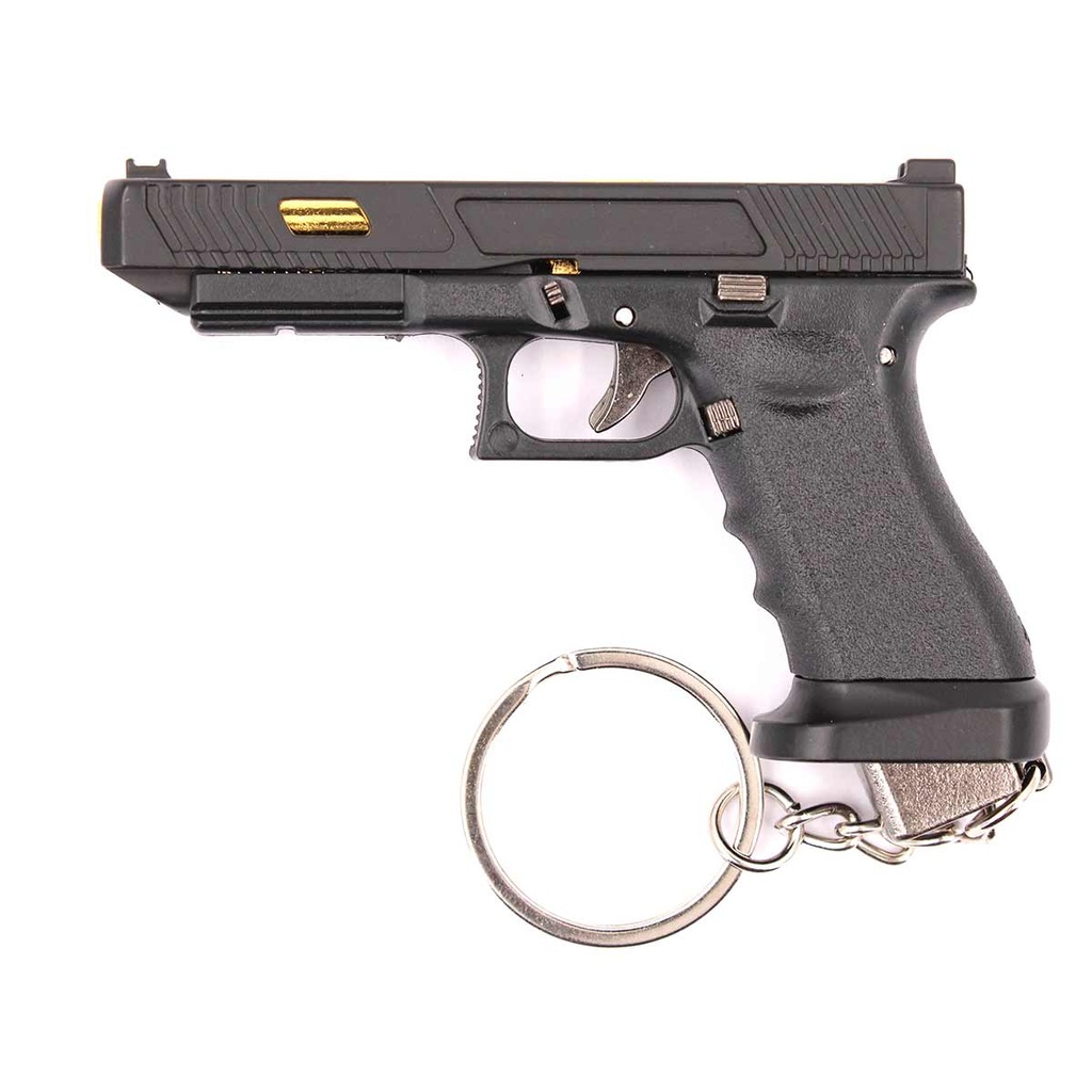 LLAVERO PISTOLA G34 7,5 CM NEGRO