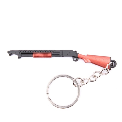 [BH-1514] LLAVERO BH ESCOPETA 8CM NEGRO/MARRON