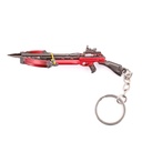 LLAVERO BALLESTA PBG 9 CM ROJO/MARRON