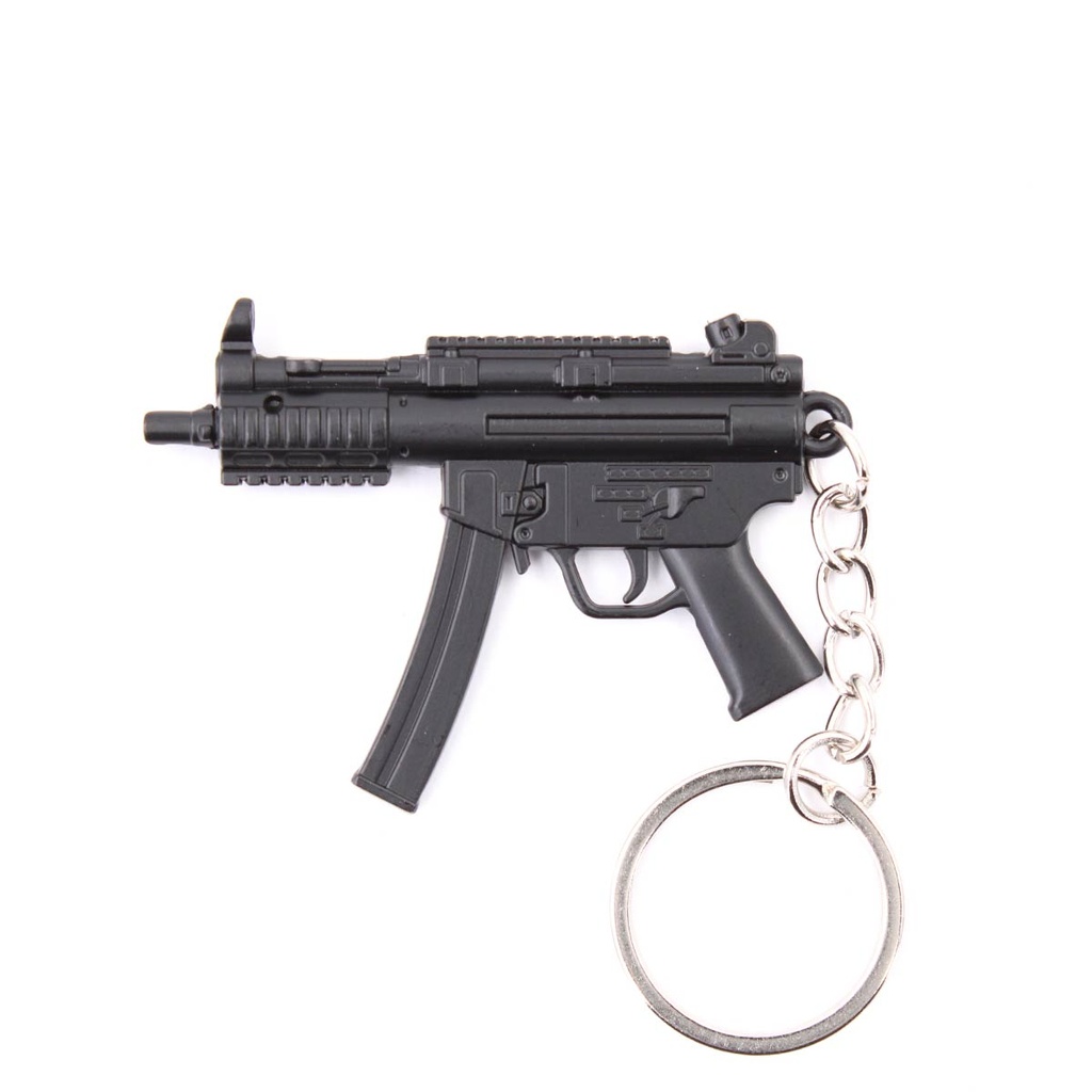 LLAVERO FUSIL MP5K 6 CM NEGRO