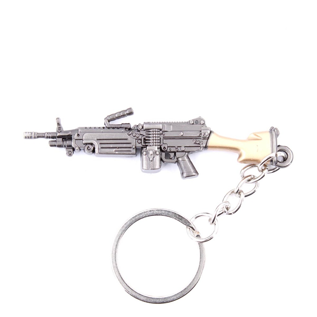 LLAVERO BH AMETRALLADORA M249 7CM NEGRO