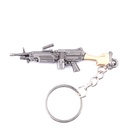 LLAVERO BH AMETRALLADORA M249 7CM NEGRO