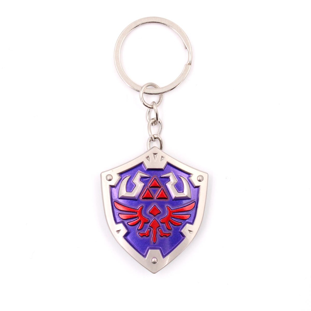 LLAVERO BH ESCUDO 1212 ZLD 4CM PLATA-AZUL