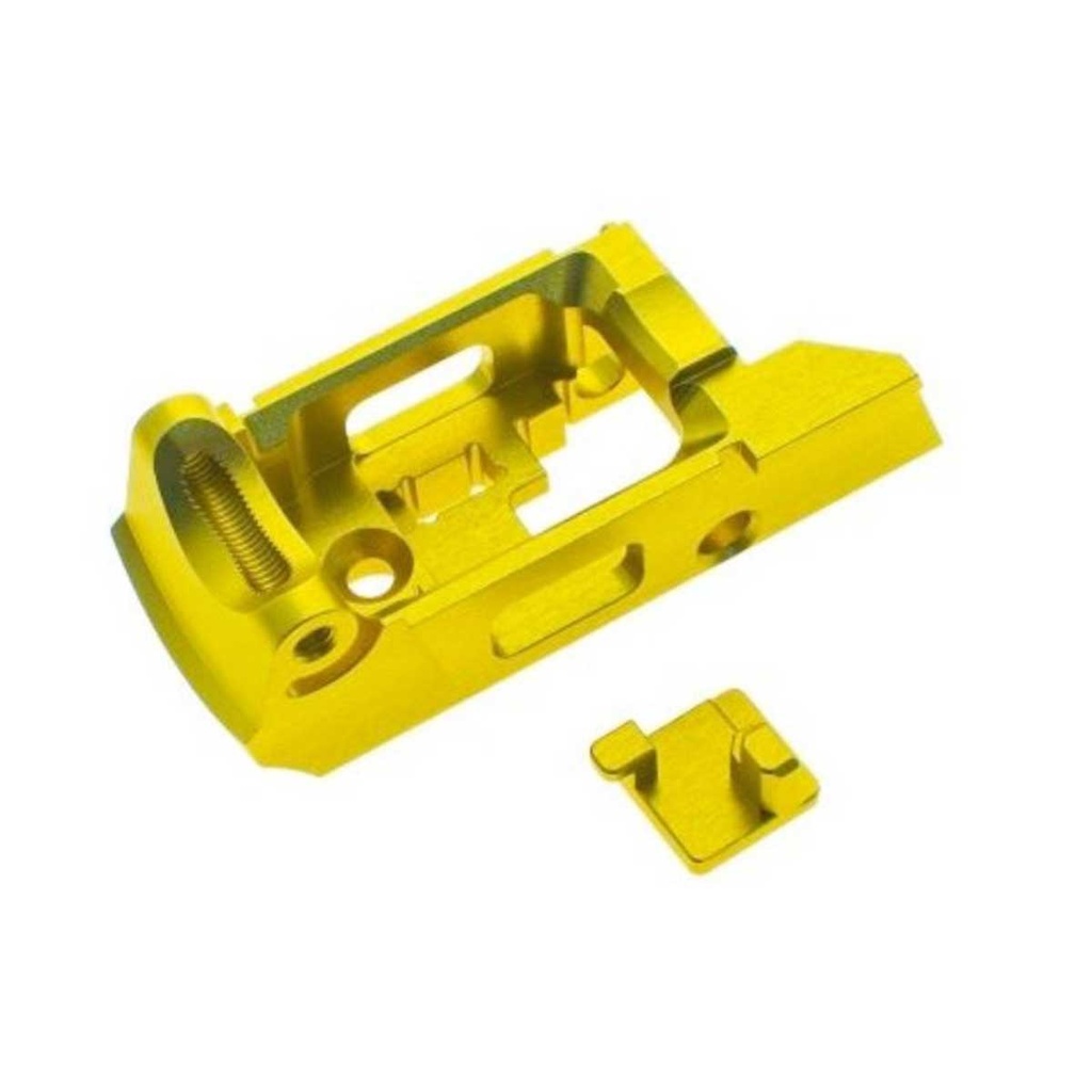 COWCOW AAP01 ALUMINUM ENHANCED TRIGGER HOUSING GOLD