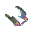 COWCOW MATCH GRADE STAINLESS STEEL THUMB SAFETY RAINBOW