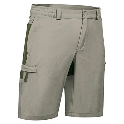 [QUEBEC-ODTN-M] BERMUDA QUEBEC PARCHES TAN-VERDE (M)