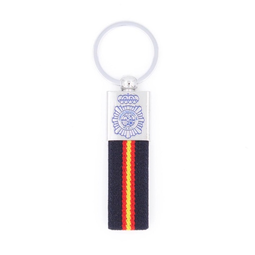 [DB-2380] LLAVERO POLICIA NACIONAL ESPAÑA ARRIBA META. MARINO