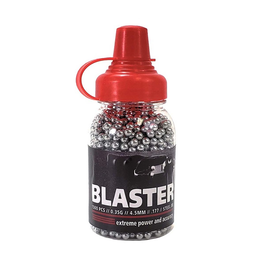 BOLAS ACERO BIBERON  ASG 1500RDS 4.5MM ACERO