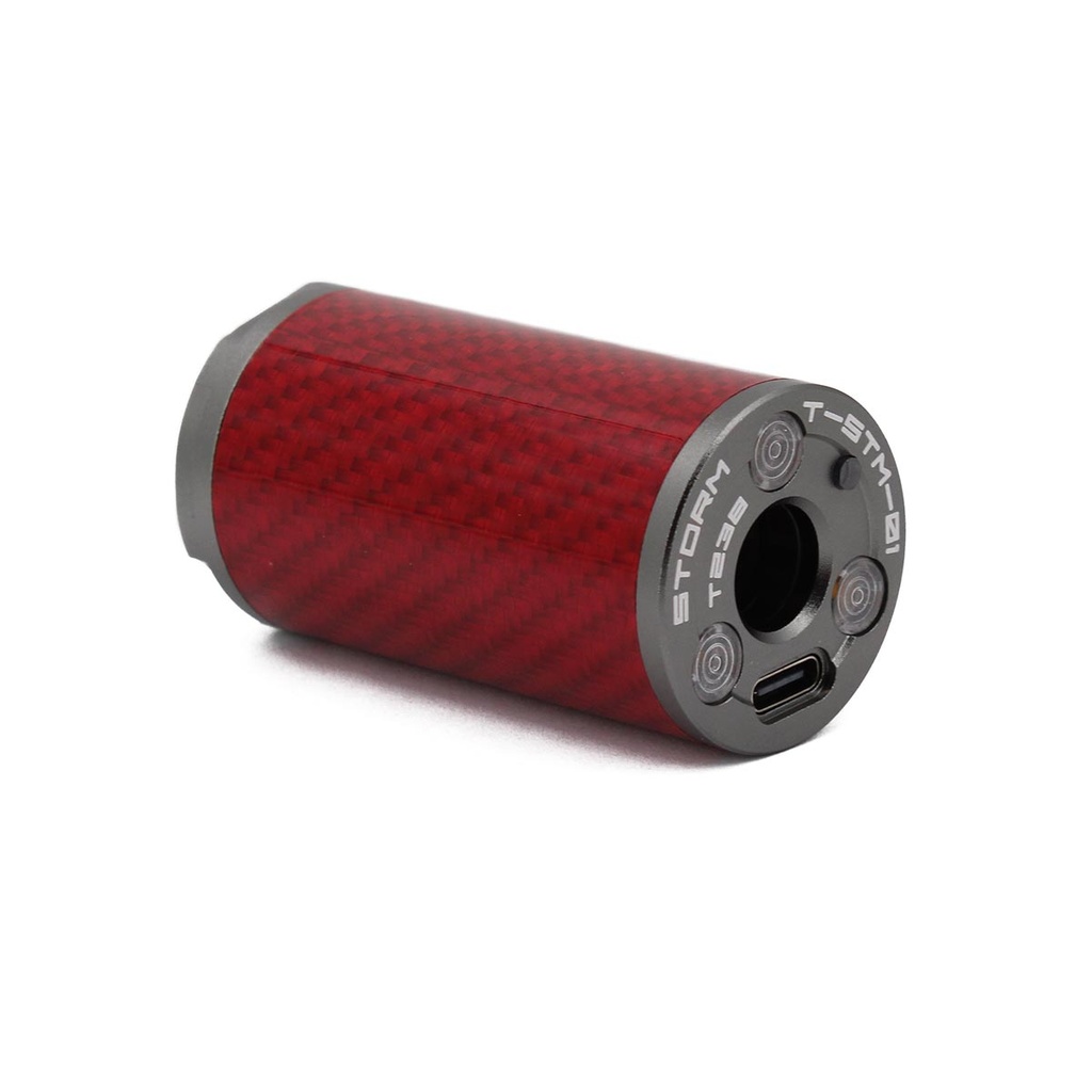 SILENCIADOR TRAZADOR C/FOGONAZO T238 STORM ROJO