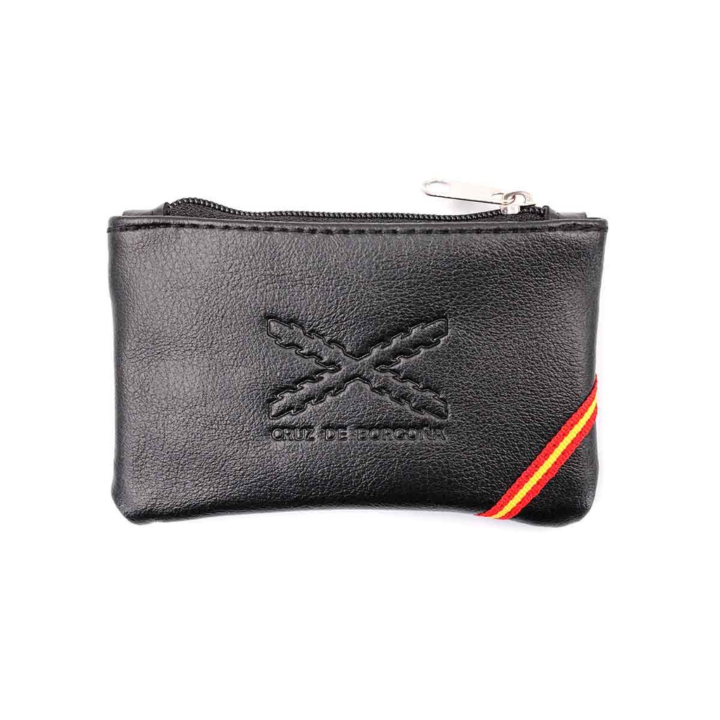 MONEDERO IMMORTAL BORGOÑA PIEL NEGRO