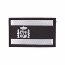 PARCHE IMMORTAL CONSTITUCION REFLECTANTE NEGRO - BLANCO