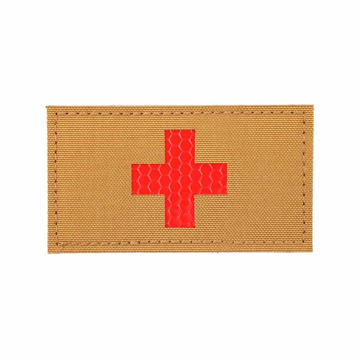 [IW-08346-CO] PARCHE IMMORTAL MEDICAL REFLECTANTE COYOTE