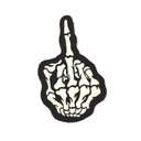 PARCHE IMMORTAL  DEDO CALAVERA FLUORESCENTE