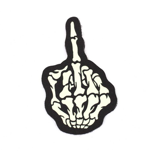 [IW-08347-BK] PARCHE IMMORTAL  DEDO CALAVERA FLUORESCENTE