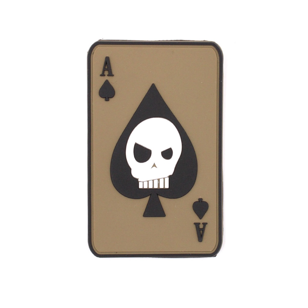 PARCHE IMMORTAL PVC 3D CARTA PICA CALAVERA COYOTE