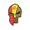 PARCHE IMMORTAL PVC 3D PUNISHER CASCO ESPARTANO ESPAÑA