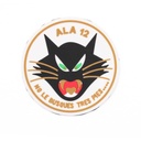 PARCHE IMMORTAL PVC 3D ALA 12 GATO BLANCO