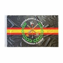 BANDERA LEGIONARIOS A LUCHAR IMMORTAL RASO 150 X 90 NEGRA