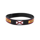 PULSERA IMMORTAL PVC BORGOÑA NEGRA