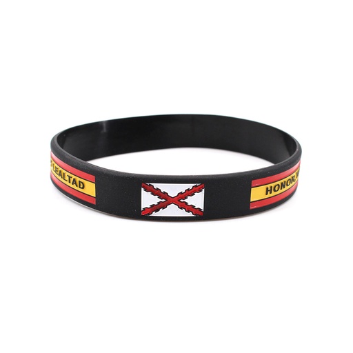 [IW-70501-BK] PULSERA IMMORTAL PVC BORGOÑA NEGRA