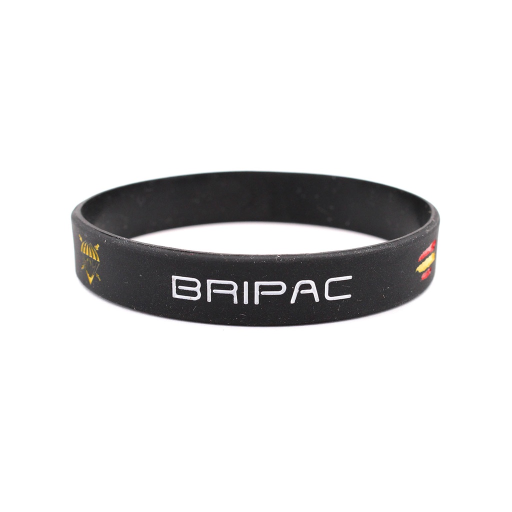 PULSERA IMMORTAL PVC BRIPAC NEGRA