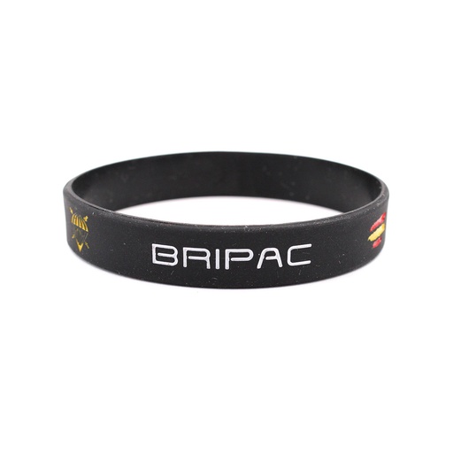 [IW-70502-BK] PULSERA IMMORTAL PVC BRIPAC NEGRA
