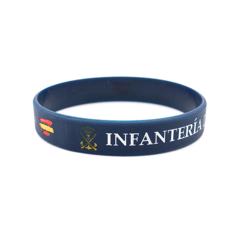 PULSERA IMMORTAL PVC INFANTERIA MARINA MARINO