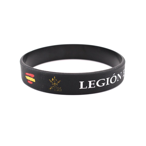[IW-70506-BK] PULSERA IMMORTAL PVC LEGION NEGRA