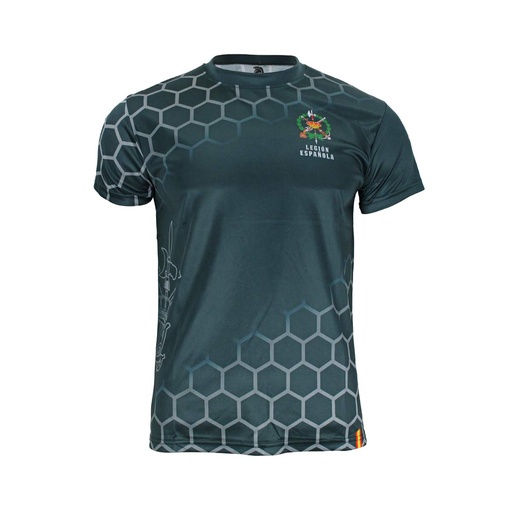 [IW-110108-XS] CAMISETA IMMORTAL SUBLIMACION LEGION VERDE OSCURO (XS)