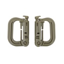 FASTENER IMMORTAL PVC 2PCS VERDE