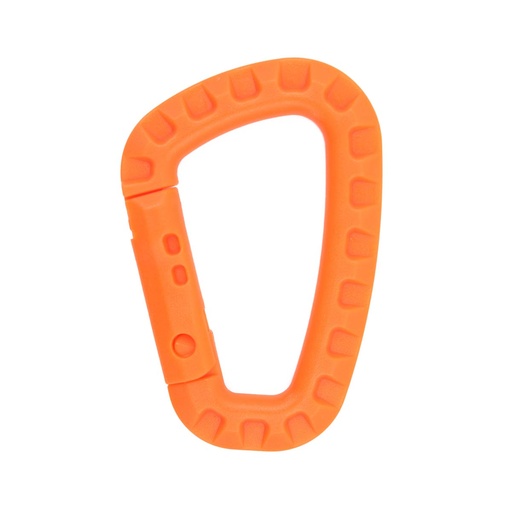 [IW-0216-OR] MOSQUETON IMMORTAL PVC 82MM NARANJA