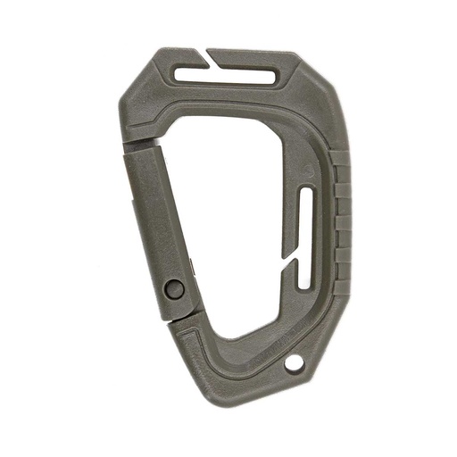 [IW-0219-OD] MOSQUETON IMMORTAL PVC TACTICO 89MM VERDE