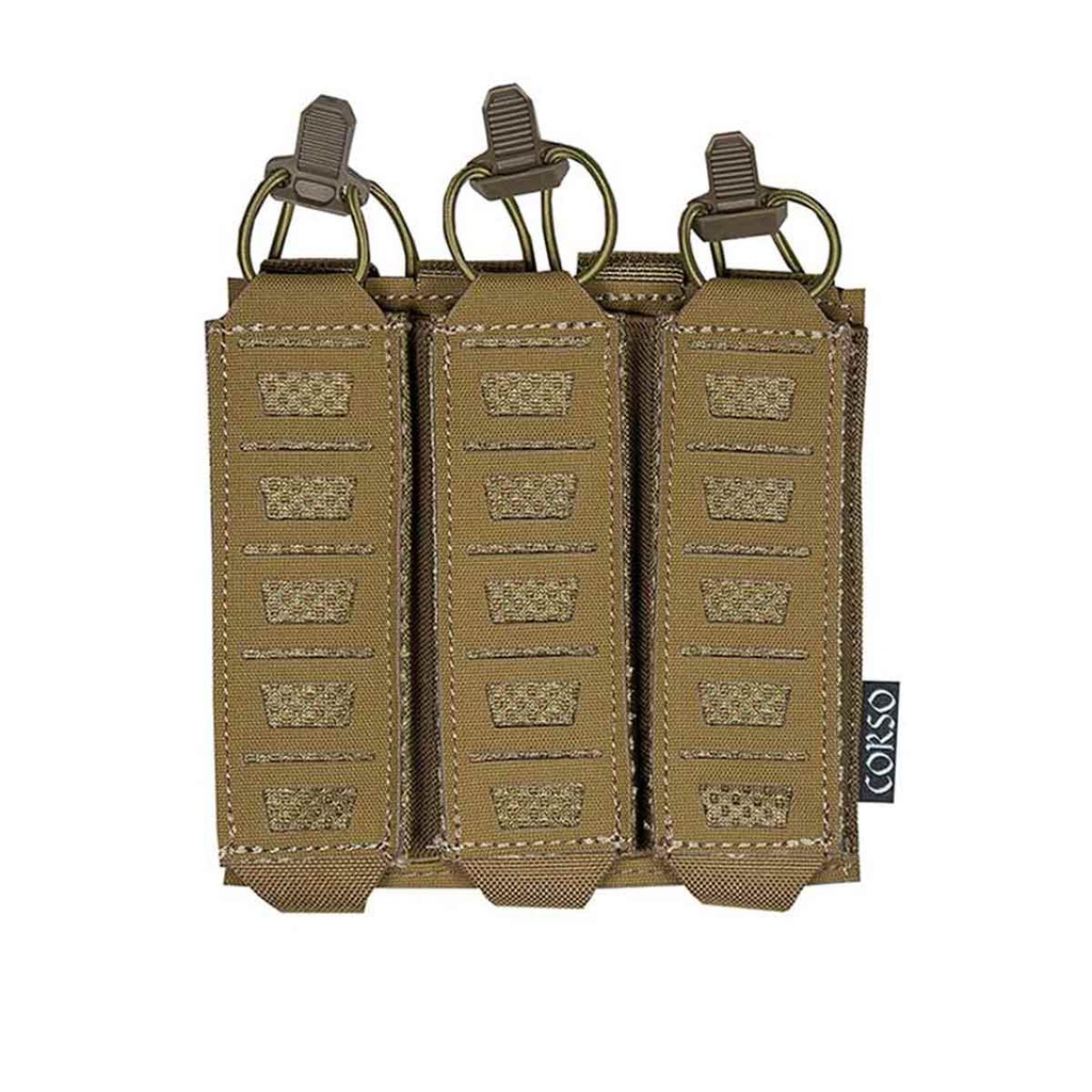 POUCH CORSO CARGADOR MP5/MP7 TRIPLE DAGGER LASER COYOTE