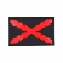 PARCHE IMMORTAL REFLECTANTE BORGOÑA NEGRO