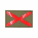 PARCHE IMMORTAL REFLECTANTE BORGOÑA VERDE