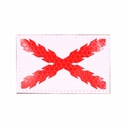 PARCHE IMMORTAL REFLECTANTE  BORGOÑA BLANCA