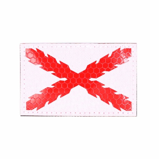 [IW-08360-WH] PARCHE IMMORTAL REFLECTANTE  BORGOÑA BLANCA