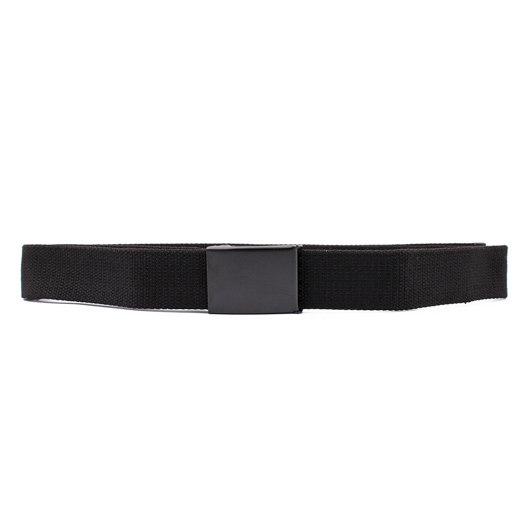 CINTURON IMMORTAL HEBILLA METALICA TAPETA LISO NEGRO