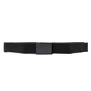 CINTURON IMMORTAL HEBILLA METALICA TAPETA LISO NEGRO
