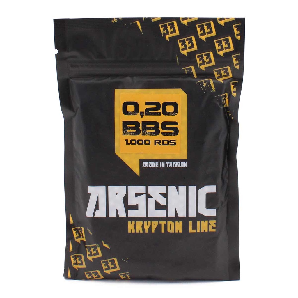 BOLAS ARSENIC KRYPTON 0.20G 1000RDS BLANCA
