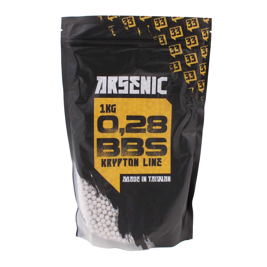 BOLAS ARSENIC KRYPTON 0.28G 1KG BLANCA