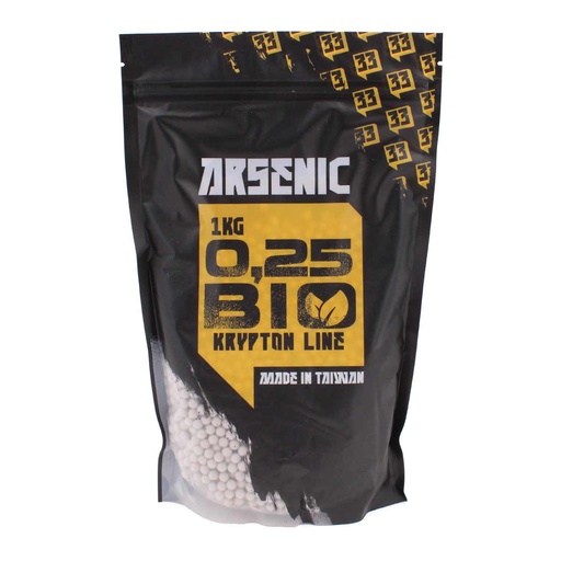 [ARS-16029] BOLAS ARSENIC KRYPTON BIO 0.25G 1KG BLANCA