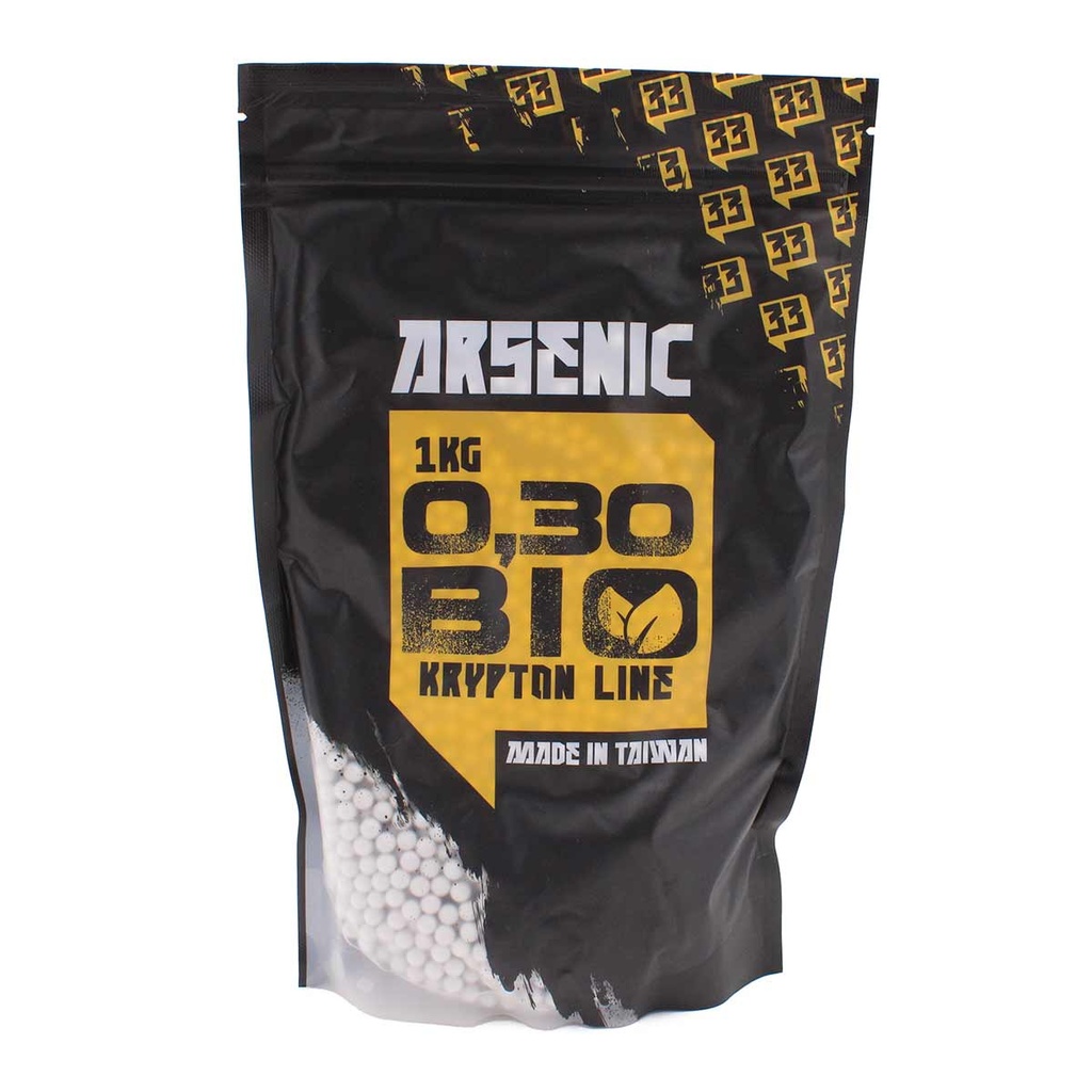 BOLAS ARSENIC KRYPTON BIO 0.30G 1KG BLANCA